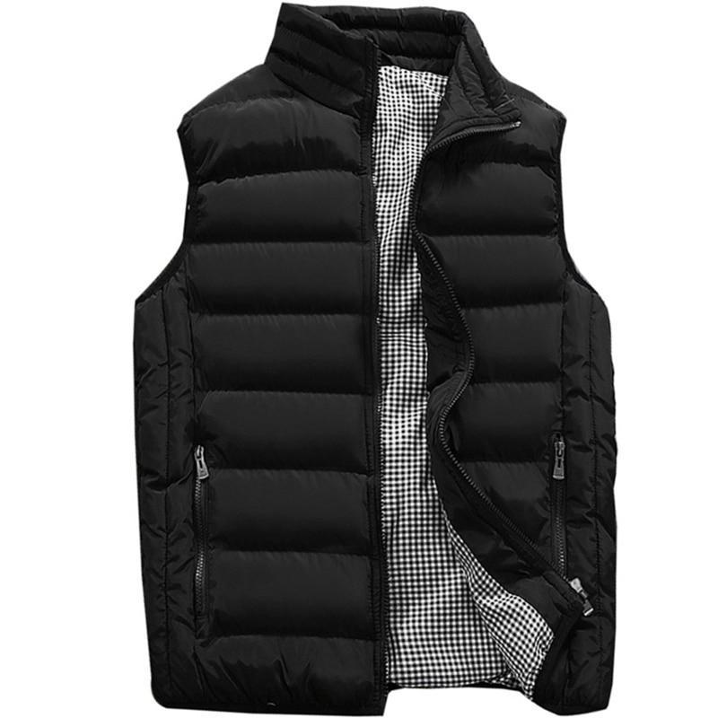 Vest Men New Stylish Spring Autumn Warm Sleeveless Jacket