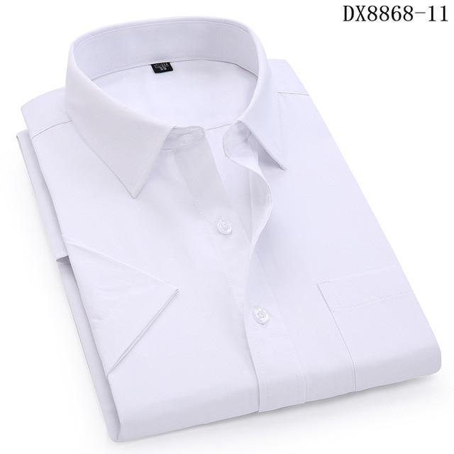 Men's Casual Dress Short Sleeved Shirt