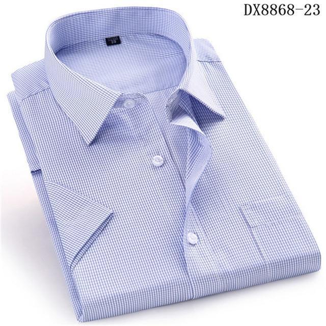 Men's Casual Dress Short Sleeved Shirt